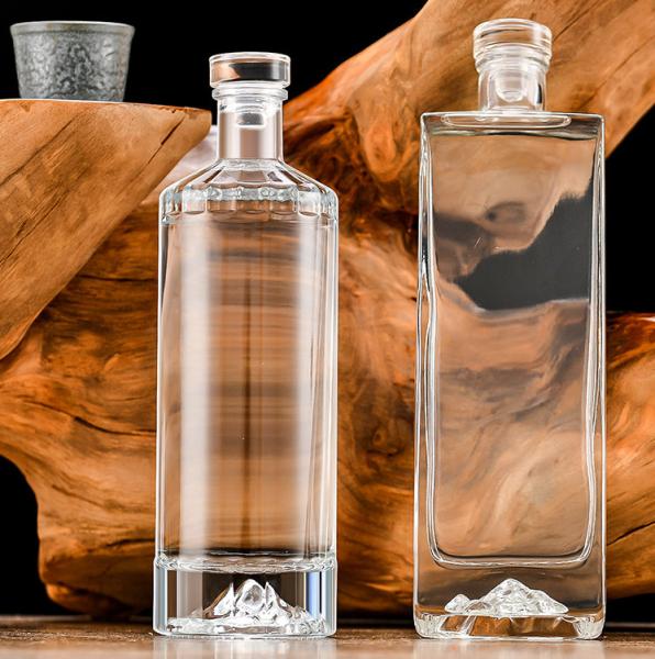 Custom 700ml Crystal Xo Wine Bottle Glass Bottles Brandy Whisky Glass Bottle