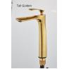 Buy cheap Electroplate ODM Tall Body Golden Wash Basin Faucet from wholesalers