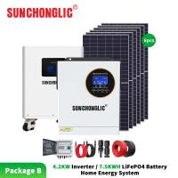 Buy cheap 4.2kw Inverter 7.5kwh Lifepo4 Battery Home Energy System For Residential product