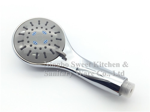 ABS material chrome plating shower head hand shower set rain shower bathroom accessories