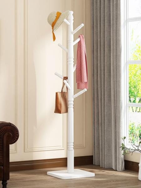 Buy cheap Freestanding Tree Branch Coat Rack Hanger Stand Wooden Square Base from wholesalers