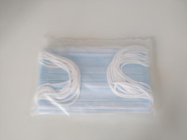 Buy cheap Earloop 3 Ply Non Woven Face Mask Blue Color from wholesalers