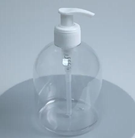Buy cheap Transparent 500ml Hand Sanitizer Bottle With Spray Pump For Instant Hand Wash Gel from wholesalers