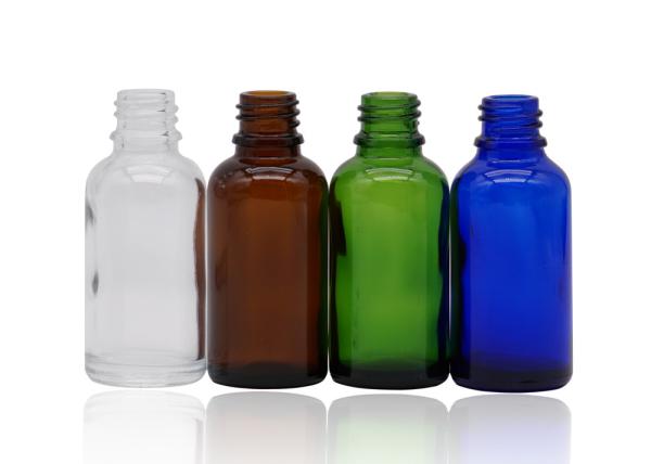 Buy cheap Clear Amber Green Blue Colorful Cosmetic Dropper Bottles All Volume 18mm Neck Size from wholesalers