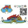 Buy cheap Colorful Amazing Inflatable Water Park Rental With Double Slides from wholesalers