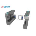 Vertical Swing Barrier Turnstile 304 Stainless Steel Automatic Systems