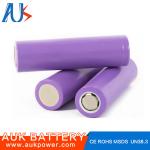3.7V 2500mah Cylindrical Li Ion Battery Cells 18650 Small Powerful