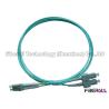 Buy cheap High Speed Multimode OM3 Fiber Patch Cables , Aqua Fiber Patch Cord 1300nm from wholesalers