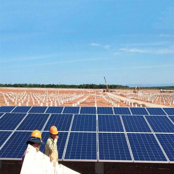 Buy cheap Natural Hot Dip Galvanized 6mm Solar Panel Ground Mounting Systems from wholesalers
