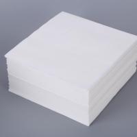 Buy cheap White / Blue Non Woven Microfiber Cloth OEM Logo For Optics Cleaning product