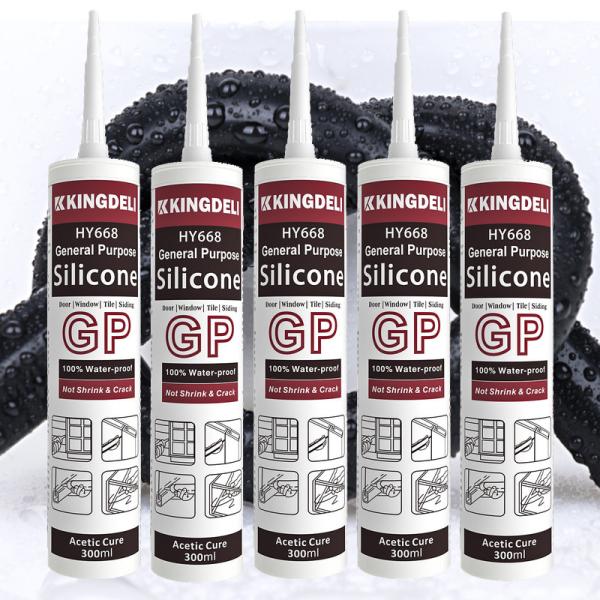 Buy cheap 300ml Acetic Silicone Glass Glue GP Construction Silicone Adhesive Sealant from wholesalers