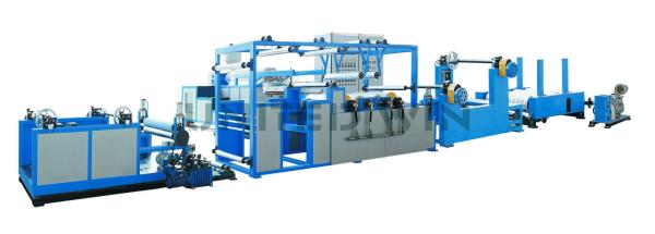 Buy cheap High Efficiency Hot Melt Plastic Woven Bag Kraft Paper Extrusion Coating Lamination Line from wholesalers