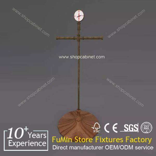 Buy cheap contemporary invisible wall attachment of various size clothes store wood display shelf from wholesalers