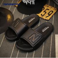 Buy cheap Custom Logo Mens Rubber Flip Flop Black White Footwear product