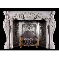 Buy cheap Home decoration Marble stone fireplace mantel surrounds,China marble fireplace product