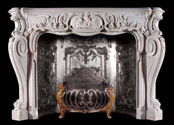 Buy cheap Home decoration Marble stone fireplace mantel surrounds,China marble fireplace supplier from wholesalers