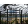 Buy cheap 8ft Wide Industrial Wrought Iron Security Fence Powder Coated from wholesalers