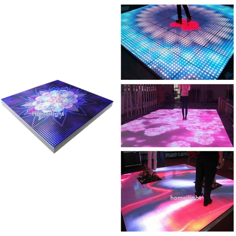 P7.75mm RGB Color Screen Display LED Lighted Dance Floor For Wedding Party Stage
