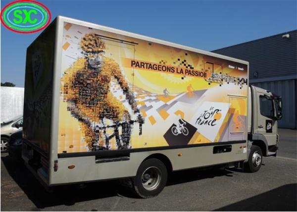 Buy cheap Outdoor Waterproof LED Advertising Truck Display P6 High Brightness Epistar Chip from wholesalers
