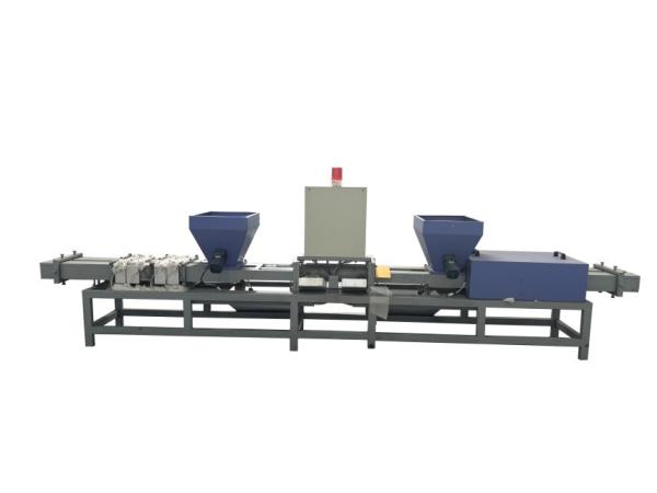 Buy cheap New Automatic 2-Head Wood Chip Saw Dust Block Machine Wood Pallet Making Machine from wholesalers