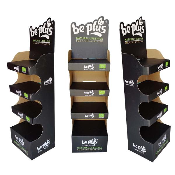 Buy cheap Eco Friendly Black Cardboard Display Rack For Shop Custom from wholesalers