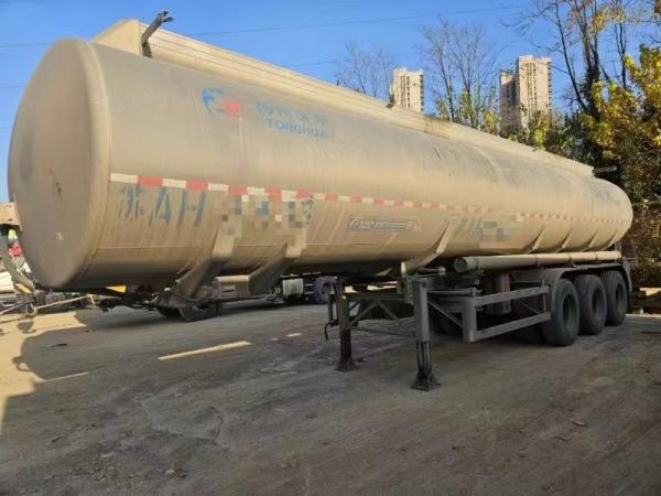 Buy cheap 56 CBM Used LPG Trailers 3 Axles Used Tanker Trailer 56m3 Capacity from wholesalers