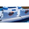 Buy cheap 6 Person Inflatable Floating Island , 0.9mm Strong PVC Tarpaulin Inflatable Lounger from wholesalers