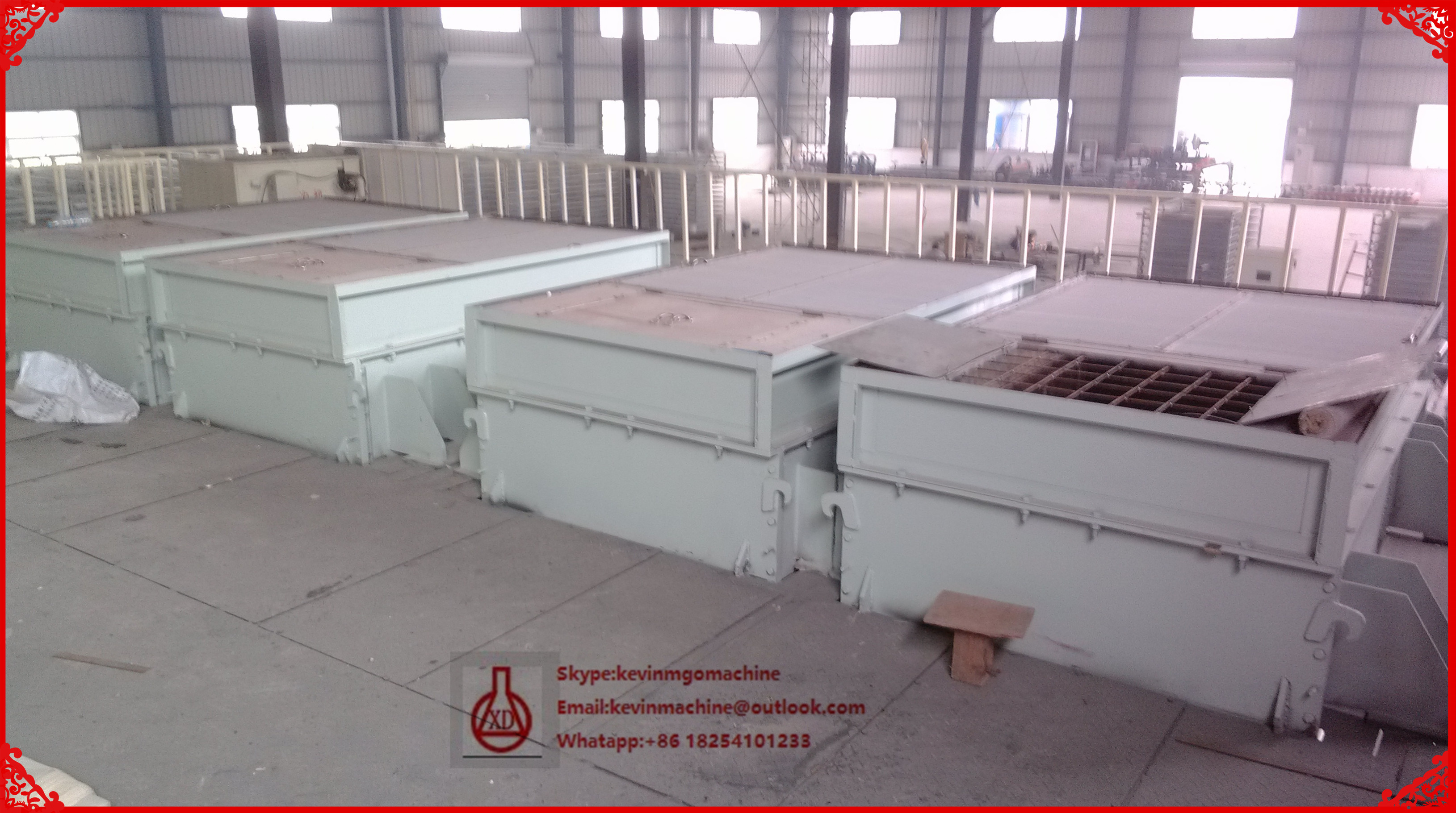 3 - 25mm Thickness MgO Board Production Line for Indoor Wall Decoration / Furniture Lining Board