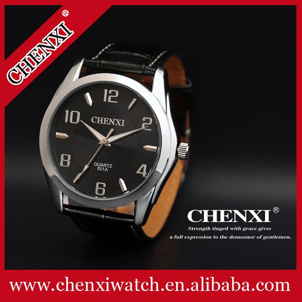 Buy cheap L021A Watch Ladioes Leather Wrist Watch Wholesale China Supplier Manufacturer Stainless Steel Case Leather Men Watch from wholesalers