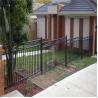 Buy cheap Black Powder Coated Wrought Iron Fence Panels 1.8m Height from wholesalers