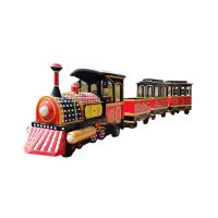 Buy cheap 19 People Train Kiddie Ride Fiberglass Steel Material 3 KW Power product
