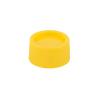 Buy cheap Yellow Striped PP Plastic Screw On Cap Covers Rotating And Sealed Cap For Skin Care from wholesalers