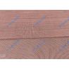Buy cheap Copper 30m Crimped Woven Wire Mesh Diameter 2mm Mesh 2 Aperture from wholesalers