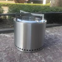 Buy cheap Camping 14 Inches Ound Fire Pit BBQ 304 Stainless Steel Smokeless Stove product