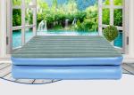 King Twin Size Blow Up Air Bed Mattress Flocked Elevated Inflatable Outdoor