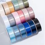 1-1/2 Inch Double Sided Ribbon Custom Stain Ribbons for Luxury Gift Wrap