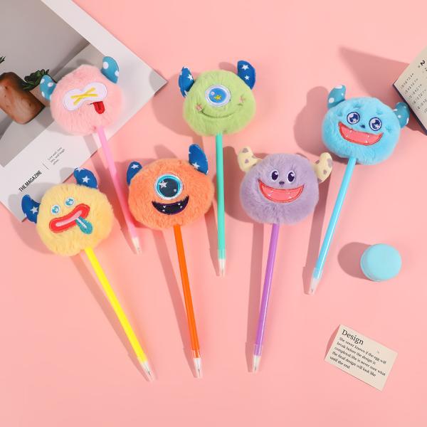 Cartoon Cute Little Monster Ballpoint Pen 0.7mm Halloween Student Gift