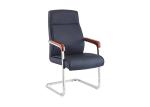 Office Artificial ISO9001 48cm Modern Leather Desk Chair
