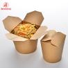 Buy cheap Customzied Food Packaging Glossy Varnish Disposable Paper Containers from wholesalers