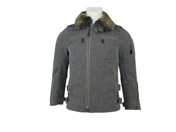 Buy cheap 280 GSM Twill 2/1 60% Polyester 40% Cotton Winter Motorcycle Suit With Liner Lamb Fur from wholesalers