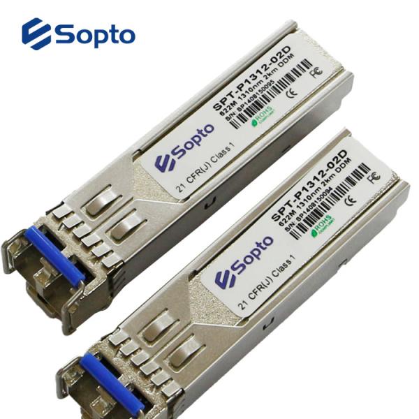 Buy cheap 622M 2km 1310nm Sfp Fiber Optic Transceiver LC Interface ROHS Approved from wholesalers