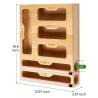 Buy cheap Sustainable Bamboo Ziplock Storage Box for Easy Kitchen Organization and Food Preservation from wholesalers