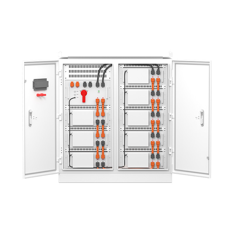 High Voltage 409.6V 120Ah solar battery storage cabinet 128S3P Mode