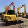 Buy cheap Used Komatsu Excavator PC56-7 Secondhand 5.3ton Small Type Mini Crawler Digger from wholesalers