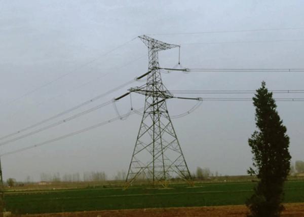Buy cheap 132KV Electric Transmission Tower , Customized Design High Voltage Tower from wholesalers