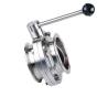 Buy cheap Structure BUTTERFLY DN15-200 Sanitary Stainless Steel 304 /316L Manual Tri Clamp Valve from wholesalers