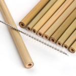 Eco Friendly Bamboo Straws Bamboo Reusable Straws For Cafe Bar Restaurant