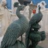 Buy cheap Green Marble Peacock Statue Sculpture Life Size Natural Stone Carvings Animal Sculptures Garden Home Decoration from wholesalers