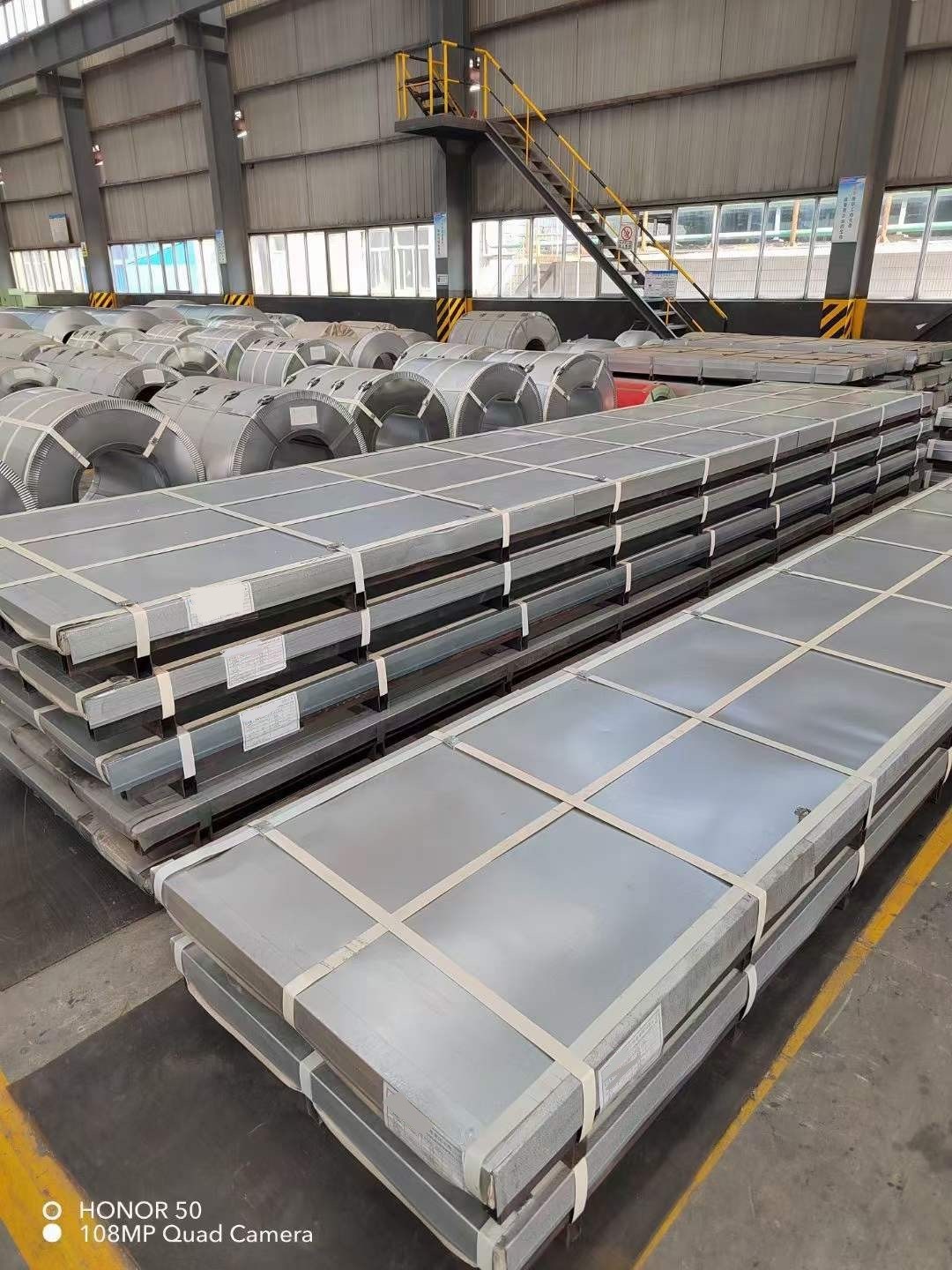 G550 / SGC570 55% Aluzinc IBR Trapezoidal Steel Tiles Galvalume Corrugated Metal Roofing Sheets Structural Grade