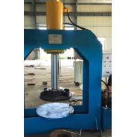Buy cheap Mounting / Dismounting Forklift Tire Press Machine Blue Yellow Silver Color product